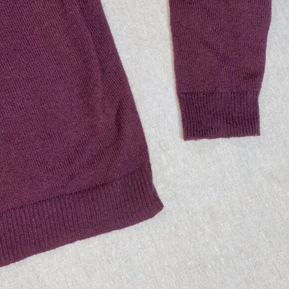 Sonoma Burgundy Lightweight Funnel Neck Sweater - Small - Picture 4 of 7